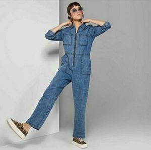 Denim Jumpsuit Boiler Jumpsuit
